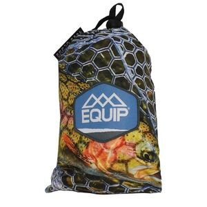 EQUIP 1 Person Hammock Trout Fish Print Travel Hiking Camping Outdoor Gear Nylon